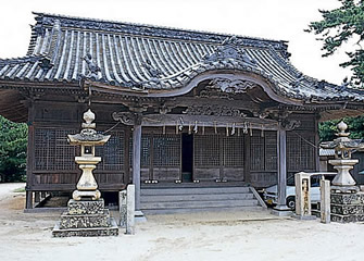 弓削神社 愛媛県石畳地区: 身近な自然