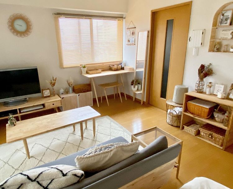 20代女性一人暮らし 1Kルームツアー。フレンチガーリーなかわいいお部屋