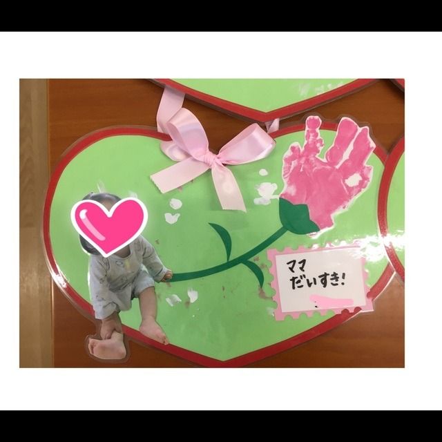 母の日のプレゼントを作ったよ♪学校法人 濱名山手学院 認定こども園 関西国際大学附属 難波愛の園幼稚園