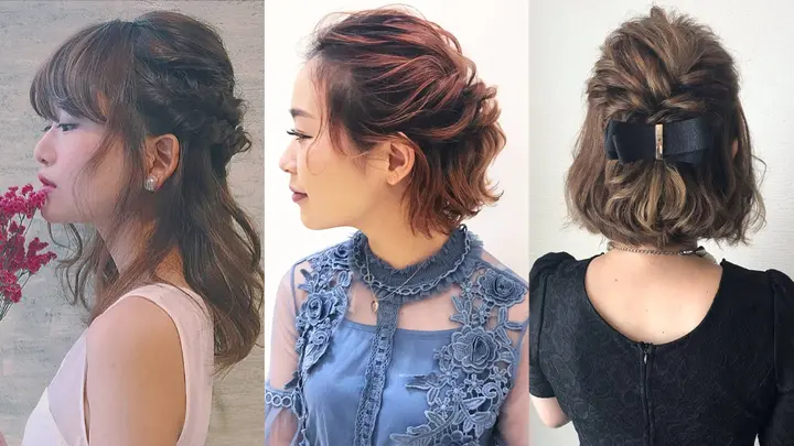 ミディアムヘアのセット特集♡ 結婚式や仕事に不器用さんでも簡単にできるアレンジカタログOggi.jp
