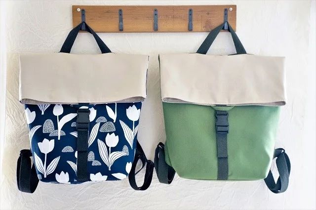 スクエアリュック - パターンレーベル