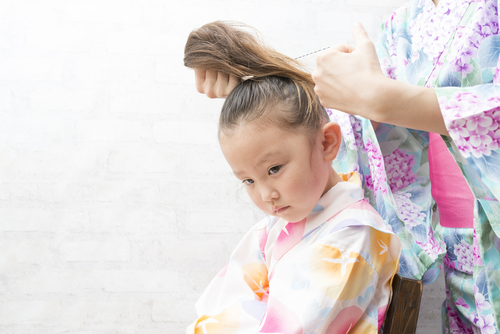 簡単な子供ボブヘアアレンジ方法