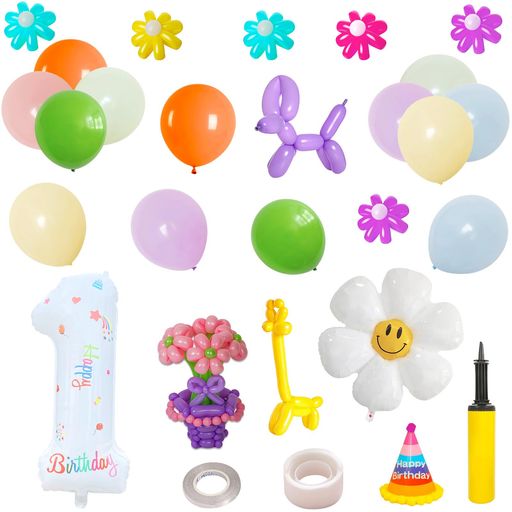 誕生日 飾り付け バルーンガーランド 結婚式 バレンタイン パーティー バースデー 1歳 2歳 3歳 風船 男の子 女の子 regalo
