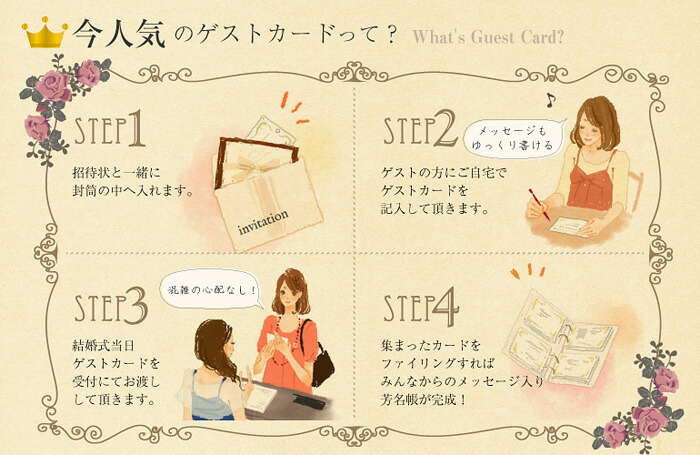 結婚式のゲストカード！気持ちが伝わる文例と書き方アイデアまとめ＊ウェディングニュース