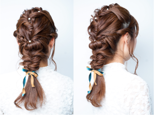 編みおろしの花嫁ヘア♡ウェディングで人気の髪型アレンジ10選 今週のスタスナ omotte magazine fromANNIVERSAIRE記念日にまつわるマガジン