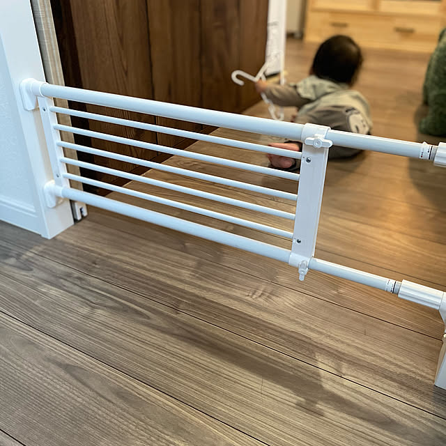 ベビーゲート代替品 テレビ前進入禁止 - 大阪人の東京子育て