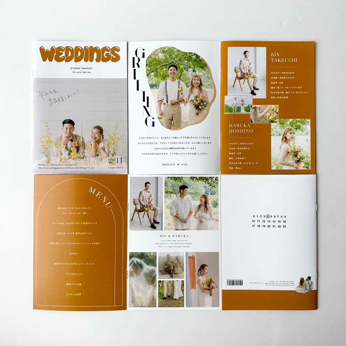 結婚式レポ・アイテム編① 手作りプロフィールブック全貌公開＠BAILA