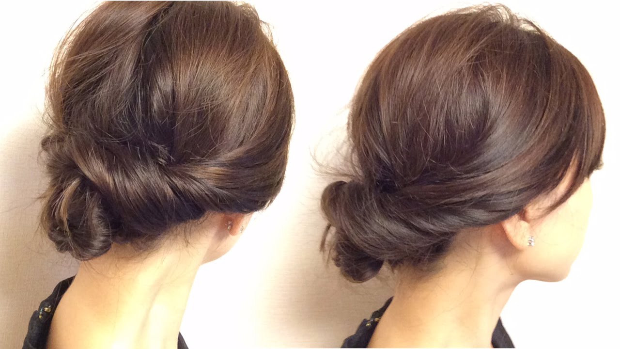 ミディアム編 お呼ばれにぴったりな簡単ヘアアレンジ5選♪結婚式・パーティーにおすすめ！4yuuu