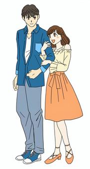 腕組みするカップル 写真素材6778002- フォトライブラリ