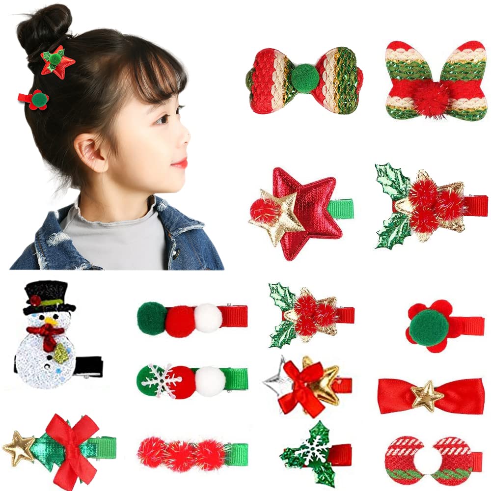 クリスマス ヘアアクセサリー 10点セット 子供 女の子 可愛い ヘアクリップ 女の子 キッズ ジュニア ドレスアップ 前髪 サイド髪 ギフトプレゼントLINEブランドカタログ