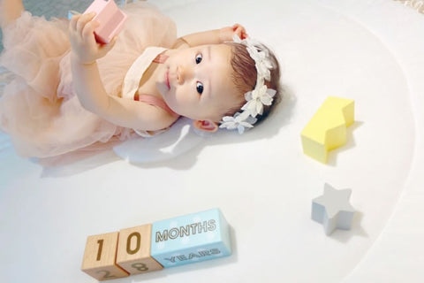 寝相アート 月齢フォト ニューボーンフォト マット ベビー フォト グッズ お昼寝アート ブランケット プレイマット ベビーマット フォトシーツLINEブランドカタログ