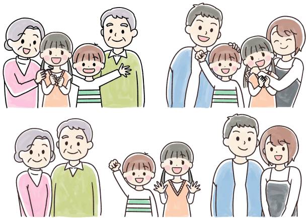 8,000点を超える祖母 孫のイラスト素材、ロイヤリティフリーのベクター素材グラフィックスとクリップアート - iStock