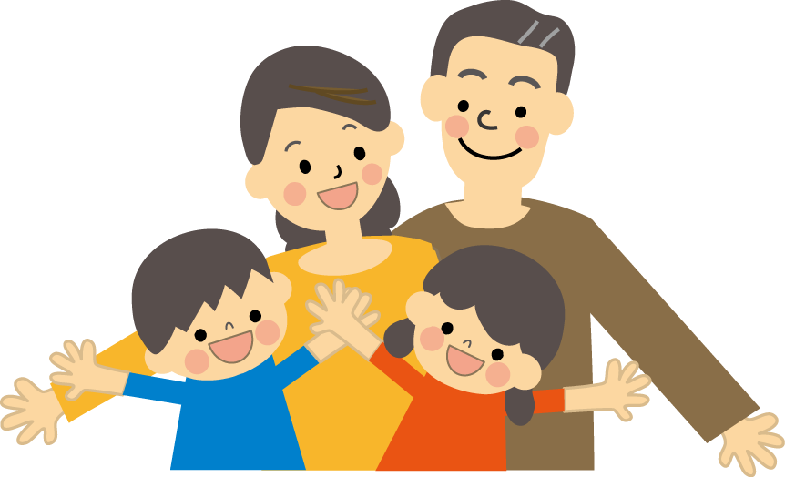 家族のイラスト 無料イラスト・フリー素材