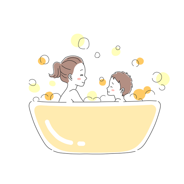 お風呂の悲報 花丸曜日！ マルサイさんちの三兄弟