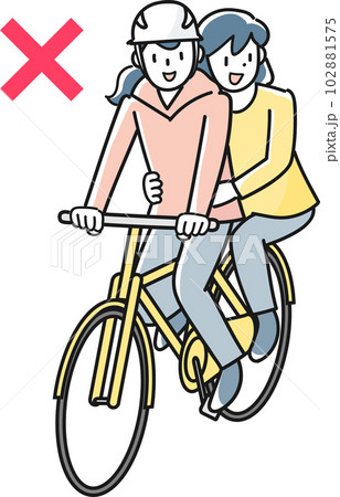 二人乗りを描いたイラスト特集