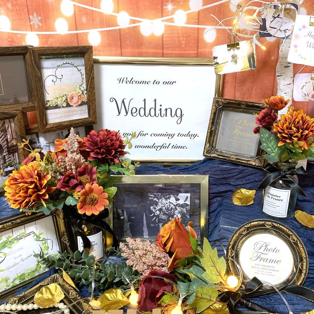 結婚式 ウェルカムスペース装飾 - 札幌 花屋 花たく- HANATAKU