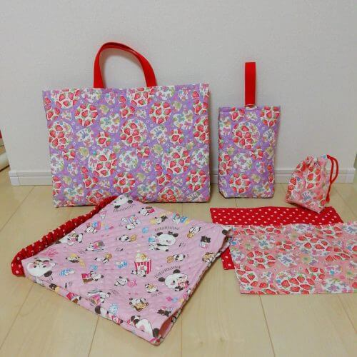 入園グッズ一式を手作りしましたこどものづくり子どものためにいろいろ手作り