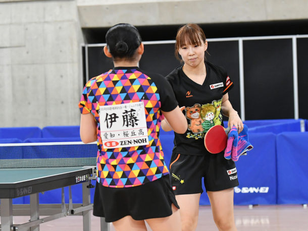 松平志穂選手のプロフィール卓球動画 シェークハンズ