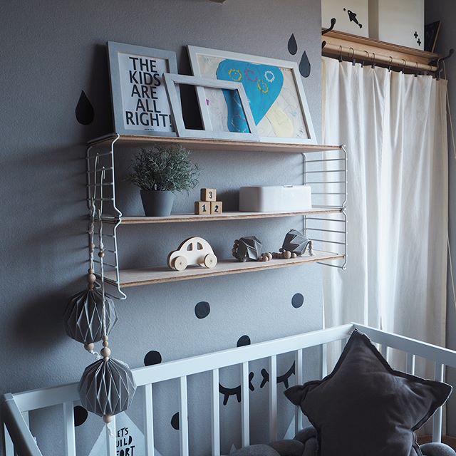 ベビーベッド収納 サイドにかける小物入れの作り方服バカママのDIYlog