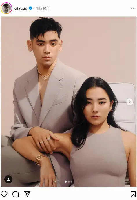 本木雅弘の長男・UTA、妹の内田伽羅とレアな“兄妹2ショット”に反響「美しい」「まるで映画」 母は内田也哉子オリコンニュース ORICONNEWS