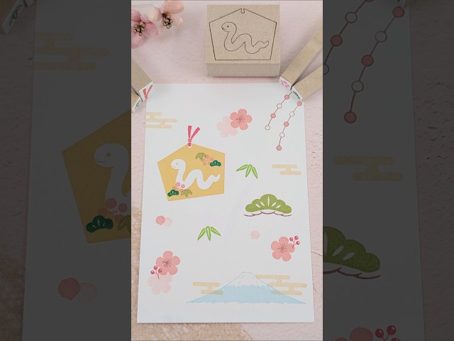 高齢者向け 新年にオススメ！手作り絵馬に願いを書こう