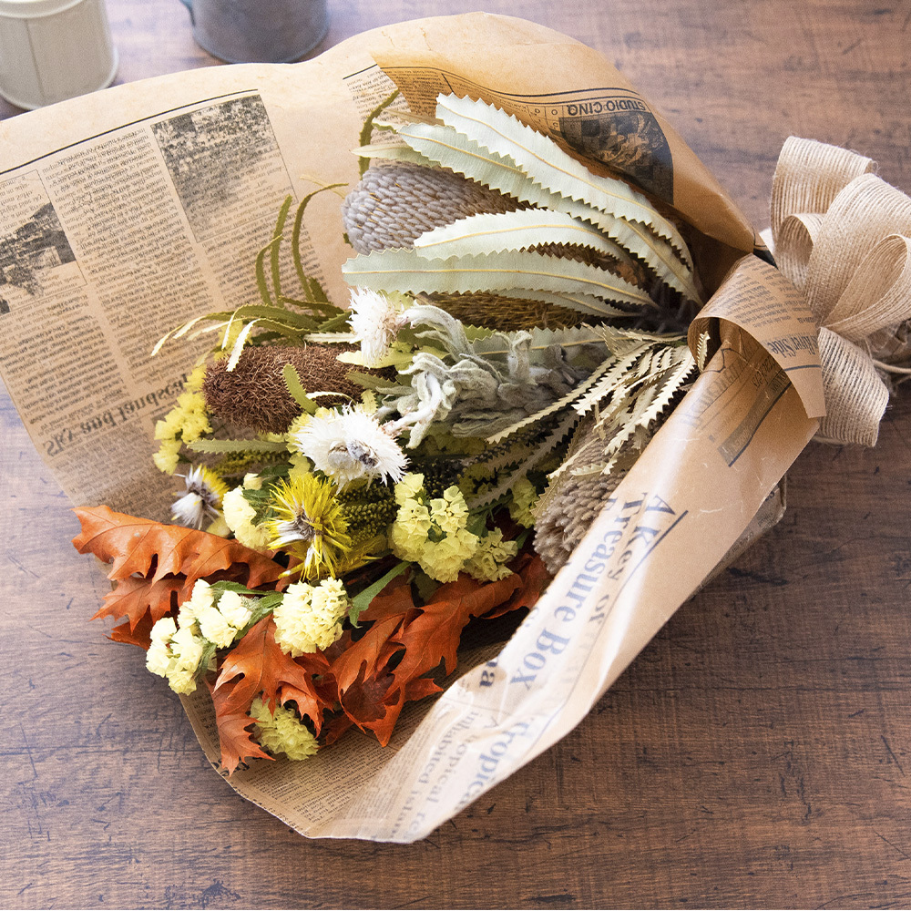 ギフト花束がすぐ届く！ おまかせオーダー花束11000ドライフラワー ブーケ 結婚祝い 開店祝い 誕生日 還暦 インボイス対応THIRTY祝い花・スタンド花・店舗装飾・供花・ウェディング