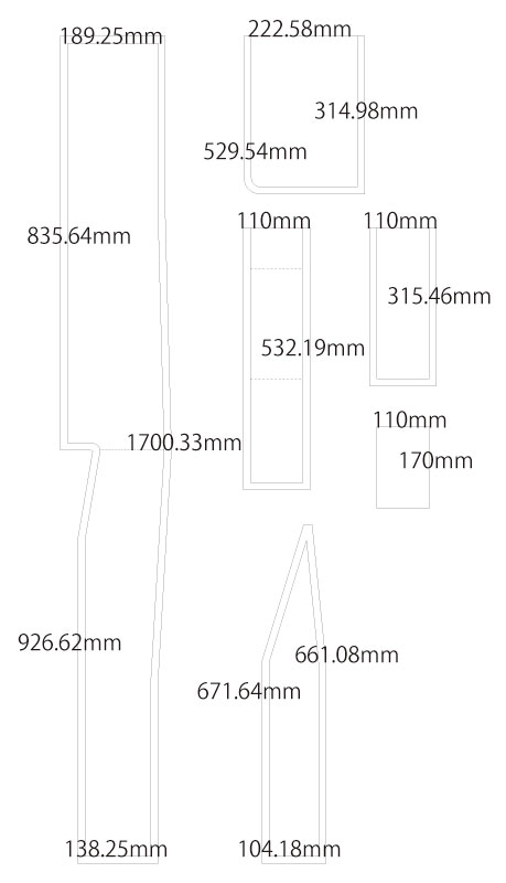 着物 子供100サイズ 型紙 作り方コスプレ衣装 無料型紙 でぃあこす