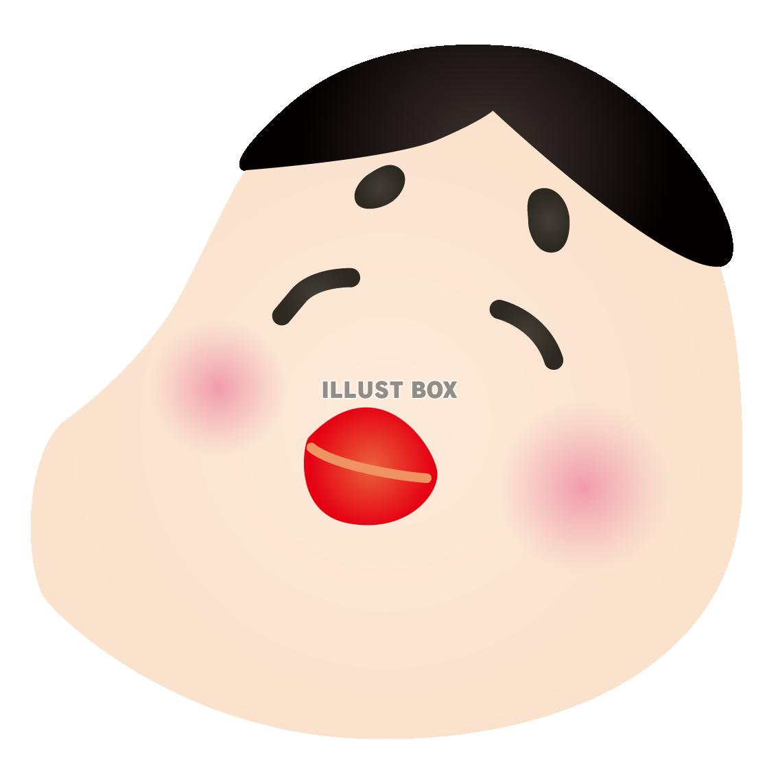 Amazon.co.jp: 日本製 民芸品 福笑い おかめ 20枚セット : おもちゃ