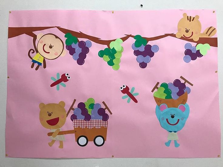 壁面 9月→10月 2か月壁面世界文化ワンダ