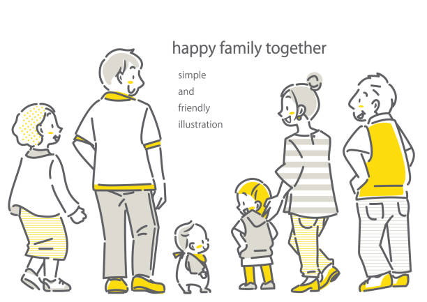 公園に座る家族の後ろ姿 AI生成画像 のイラスト素材254292420- イメージマート