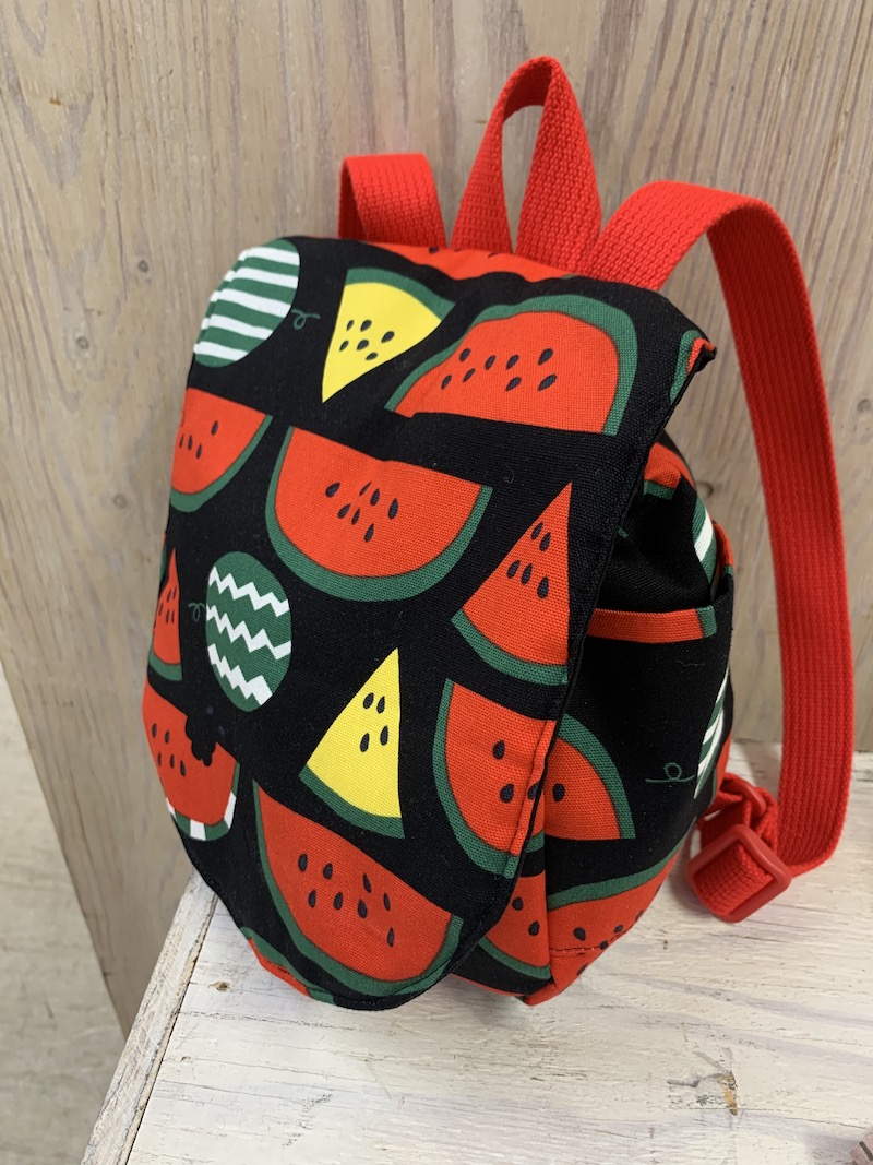 ストリングキルトのリュックに、ポケットをつけました手作りパッチワークキットの通販 パッチワーク・ウェンディーズ WENDY'S