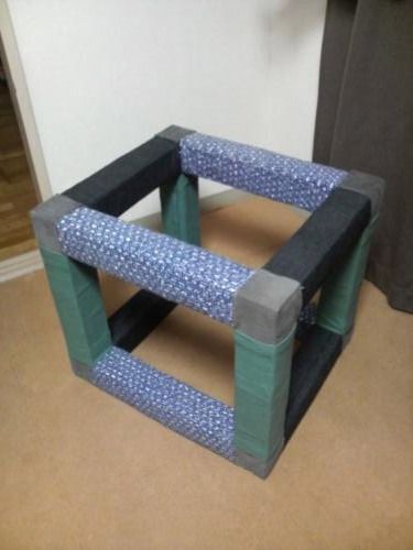 牛乳パック平均台で社会性UP公式 株式会社 遊道