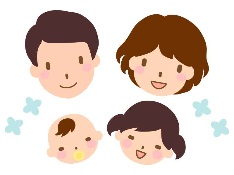 4人家族 イラスト素材1221406- フォトライブラリ