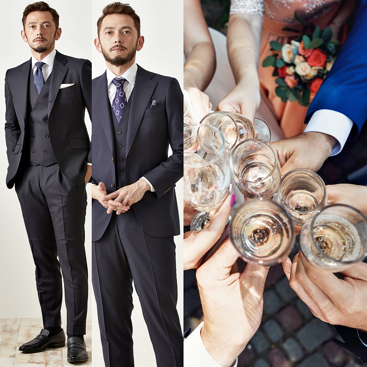 夏の結婚式の服装マナー・男性編暑さ対策やスーツのおしゃれな着こなしも紹介