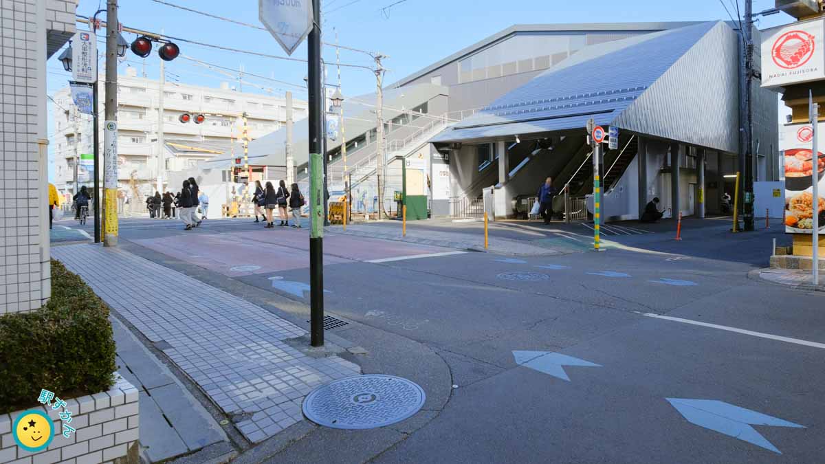 南武線 稲田堤駅周辺の風景【4K60FPS】2024年4月 INADAZUTSUMI STATION NAMBU