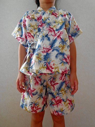 作りやすくてかわいい、ベビーに着せたい！ロンパース甚平 型紙 作り方 70