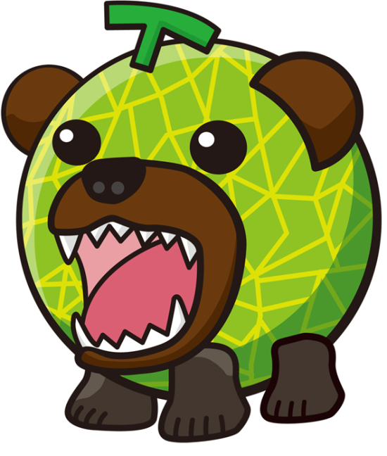 得意気な顔をしたかわいいメロンのキャラクターのイラスト の Stock ベクターAdobe Stock