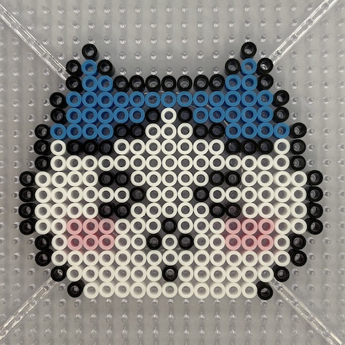 100均ちいかわ、ハチワレ、うさぎ☆簡単アイロンビーズ図案作り方migiteni-lemon.com