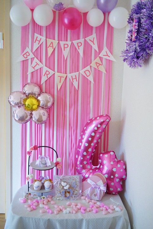 1歳誕生日 100均アイテムで飾り付け！我が家のバースデー写真 ダイソー＆セリアゆきもちブログ