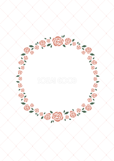 フリー素材:フレーム;ガーリーで大人可愛いリボンとマーガレット 鉛筆風 のイラスト素材無料素材とwebデザイン・DTP・動画制作 tigpig