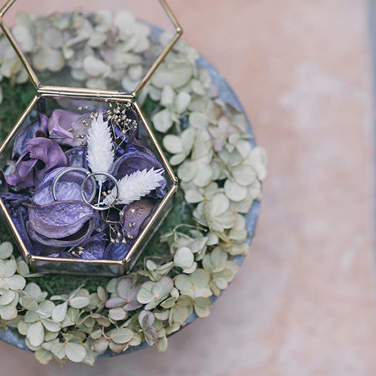 手作りキット登場♡ 手作り リングピロー マライカ ガラスケース 花材 材料