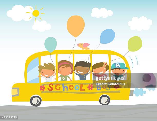 幼稚園バスイラスト無料イラスト・フリー素材なら「イラストAC」