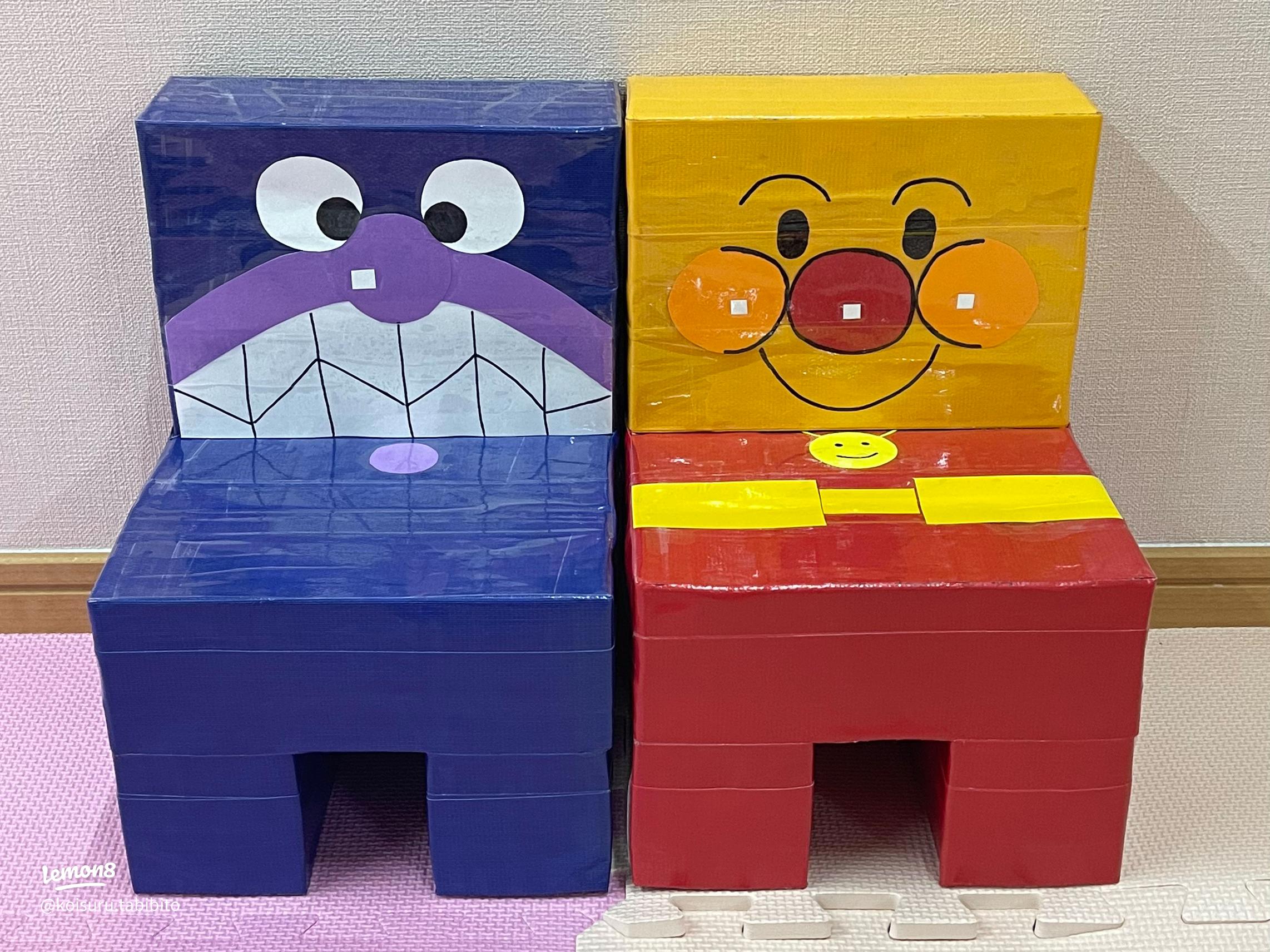 牛乳パックソファ完成！インテリアショップゆうあい