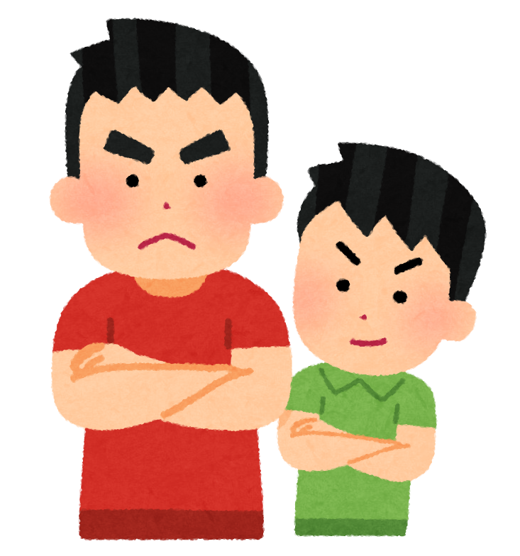 親分と子分のイラストかわいいフリー素材集 いらすとや