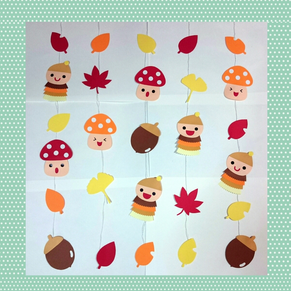 どんぐり 製作キット 壁面飾り 吊るし飾り 秋 保育 高齢者 クラフト