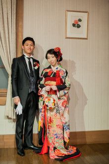 やりたいことを詰め込んだ結婚式〜白無垢×タキシードで大正ロマン風に〜－YUKAさんの挙式・披露宴ハナレポ│ウエディングパーク