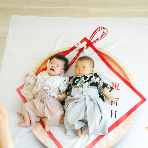 ハーフバースデー 1 2 タペストリー 100日祝い お食い初め フォトグッズ - メルカリ