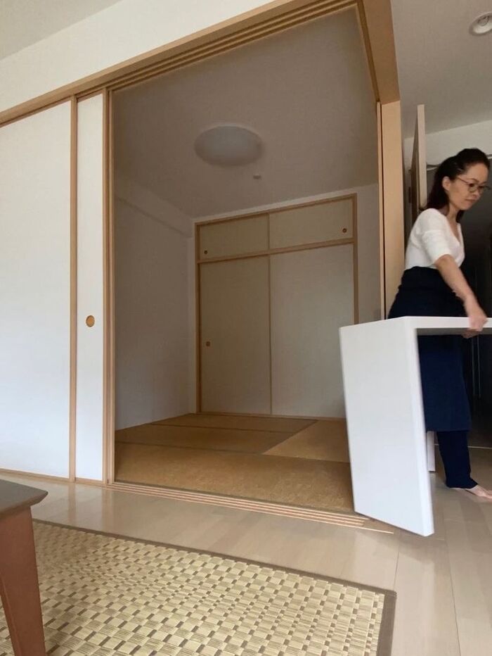 子供部屋 低学年の学習机・学用品はリビング横の和室に まとめ トノエル式