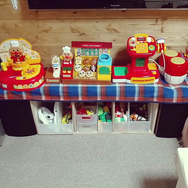 アンパンマンのパン屋さんの収納。完璧な家事よりあなたと家族の笑顔が大事♡Bestじゃなくてbetterを目指そう