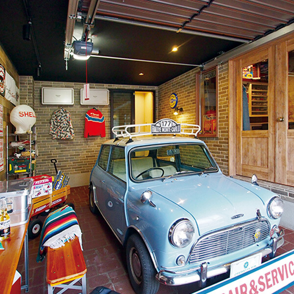 C&Jガレージ ガレージ+α：大人の秘密基地 オーダーカーポートは中部住器名古屋・愛知・埼玉